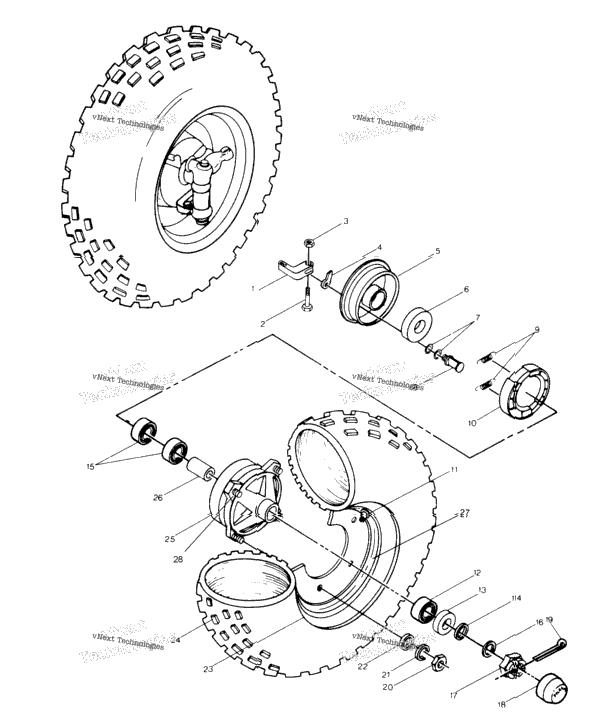 Front Wheel Assembly