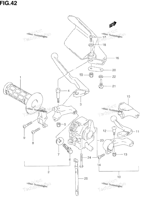 Left Handle Switch (Model N/P)