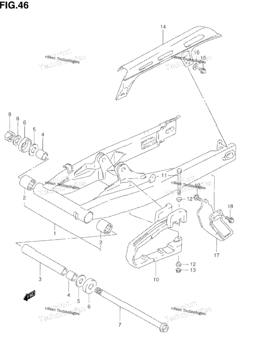 Rear Swinging Arm