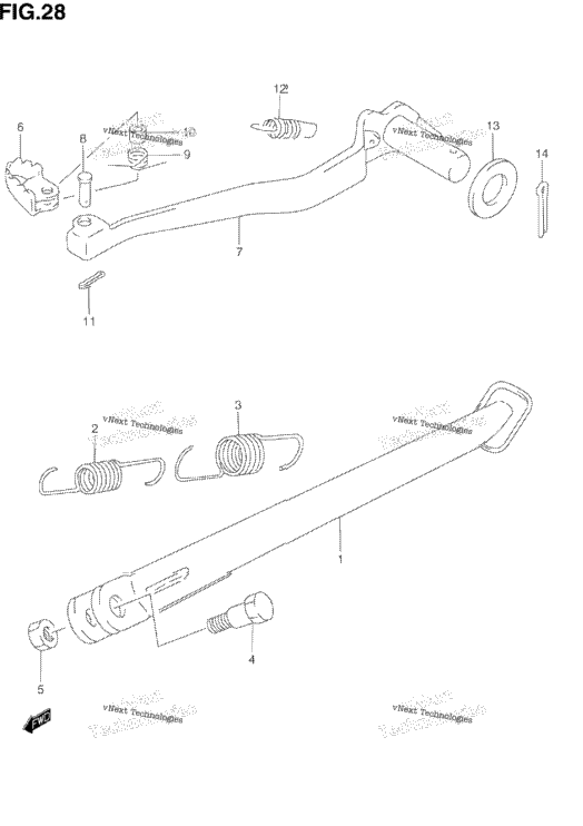 Stand - Rear Brake