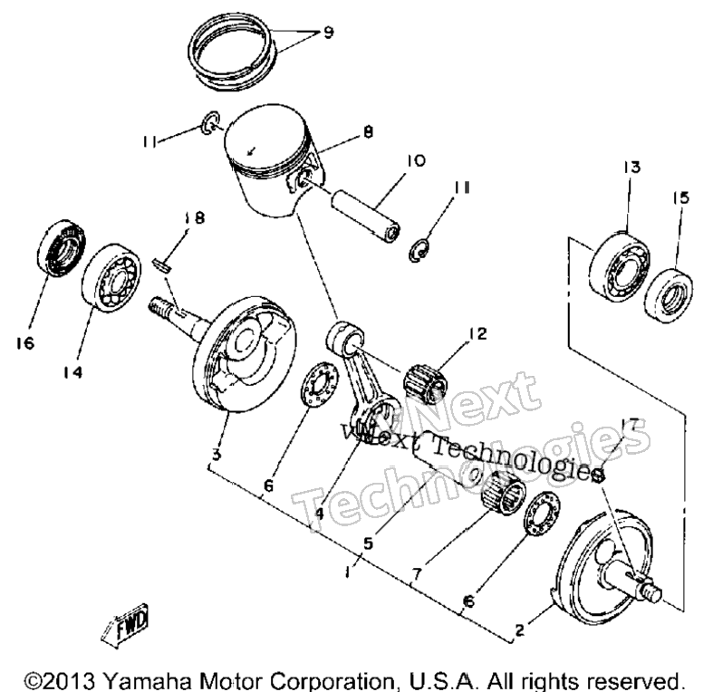 Crankshaft - Piston