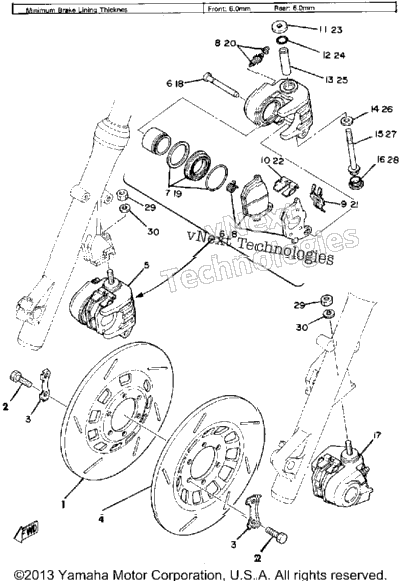 Front Brake Caliper