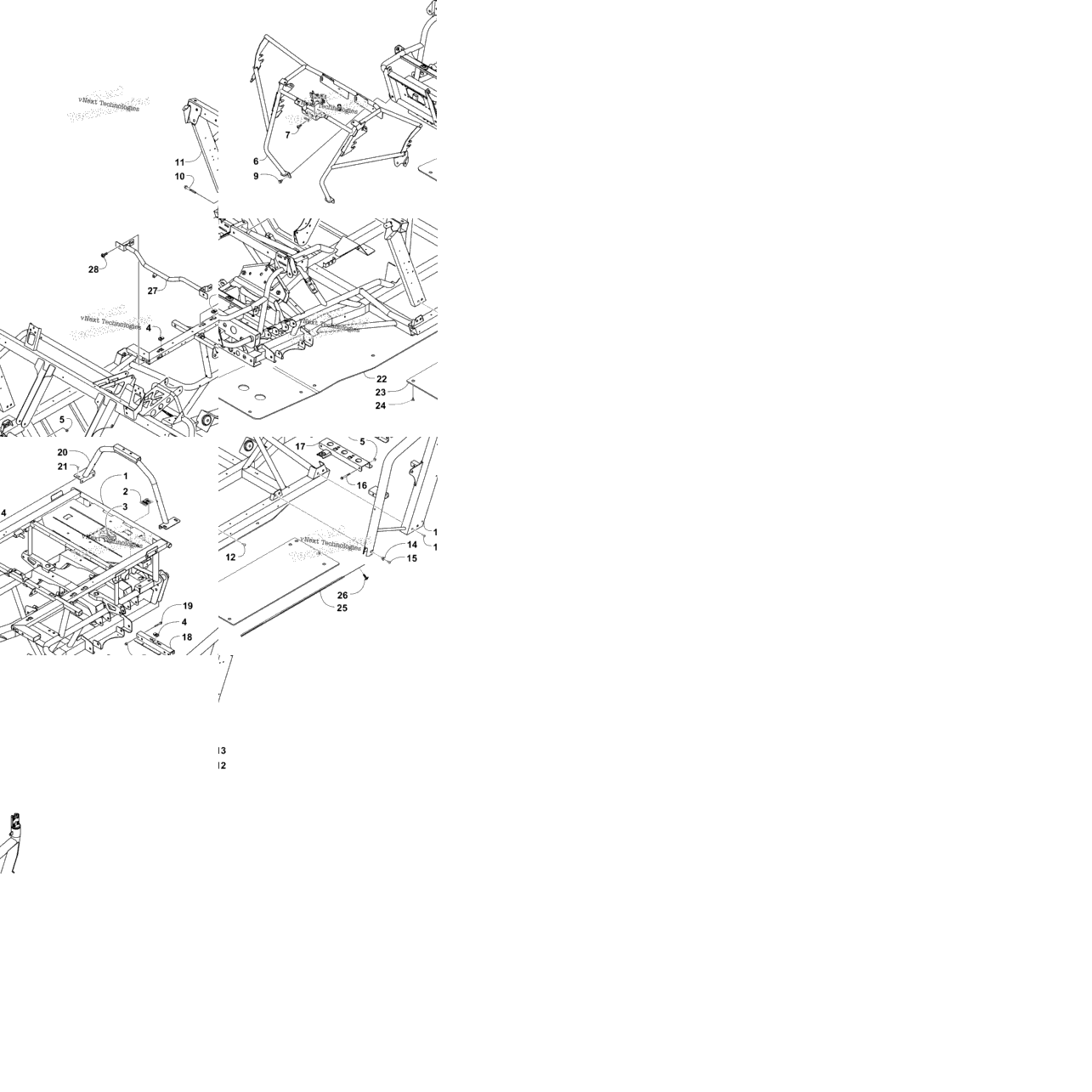 Frame And Related Parts