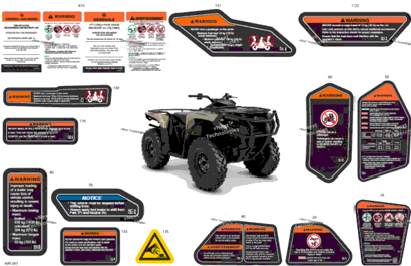 Body - Warning Decals