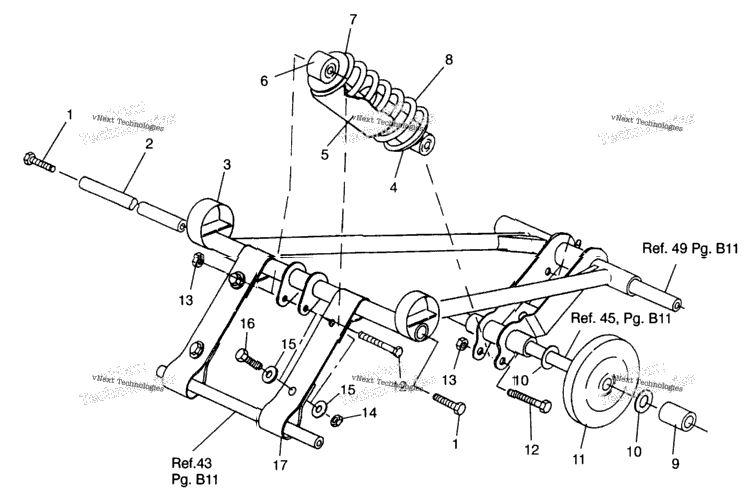 Front Torque Arm 500 Efi Sks & European 500 Efi Sks E962574