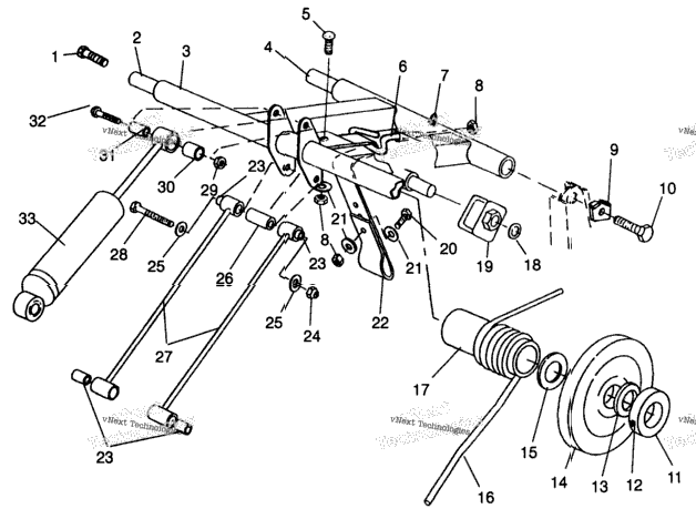 Rear Torque Arm 500 Efi Sks , 500 Efi Rmk 0962974, & European 500