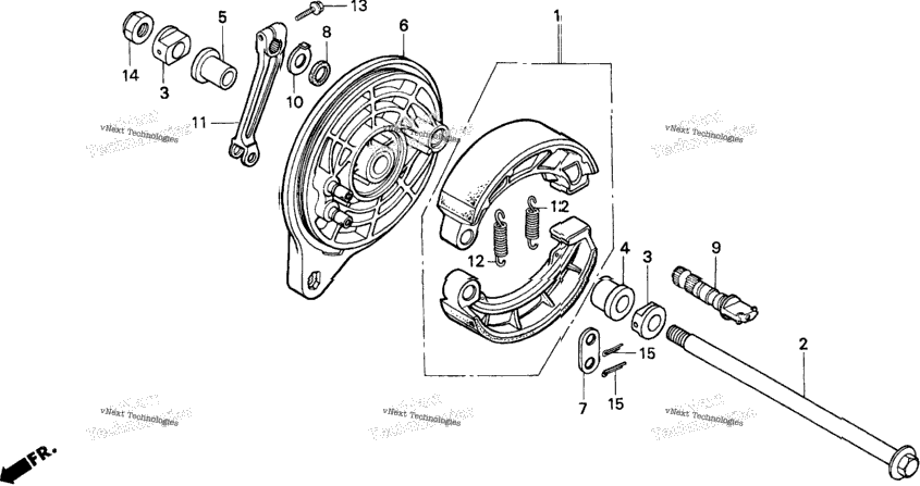 Rear Brake Panel