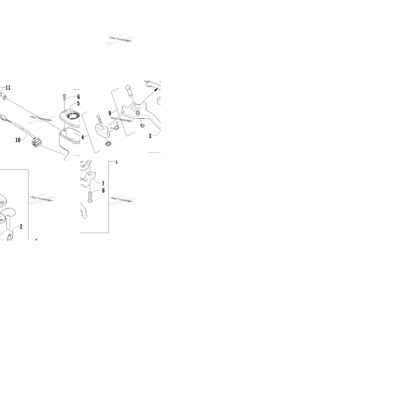 Hydraulic Brake Control Assembly
