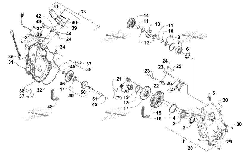 Chain Case Assembly
