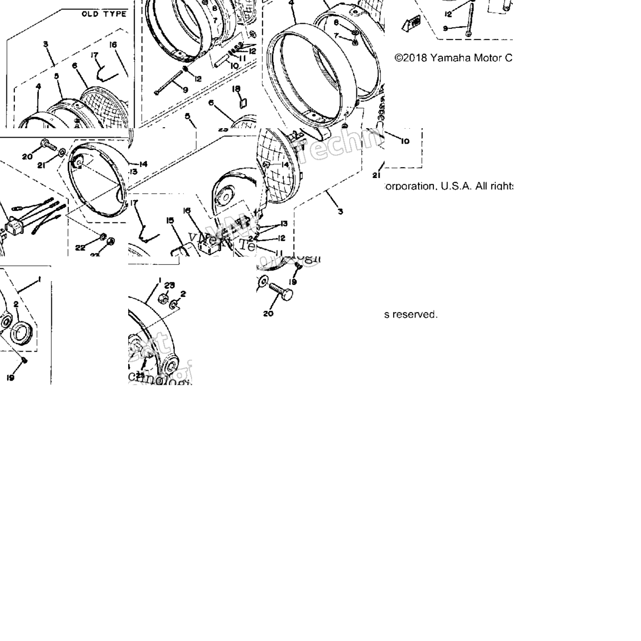 Headlight 250B - C - 400B - C