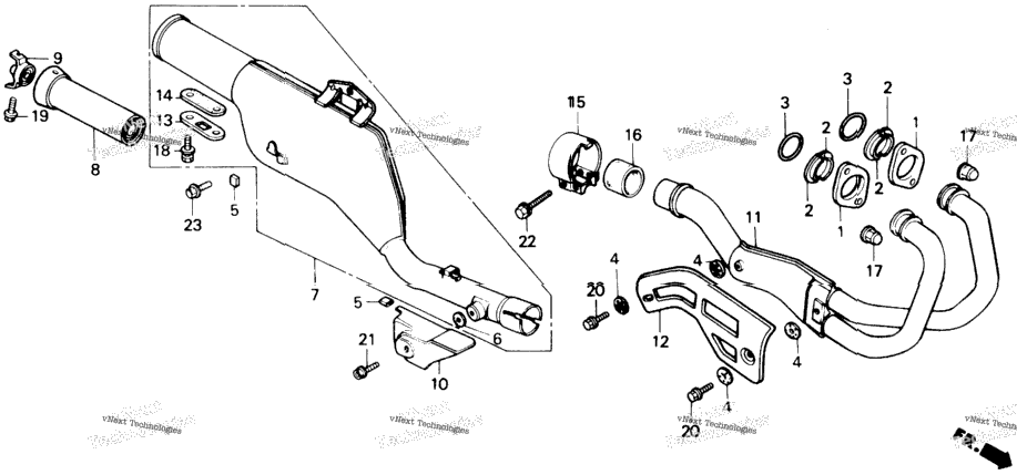 Muffler 90-91