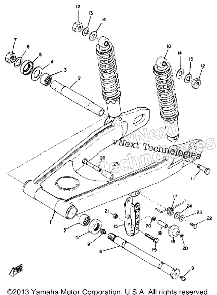 Rear Arm - Rear Cushion