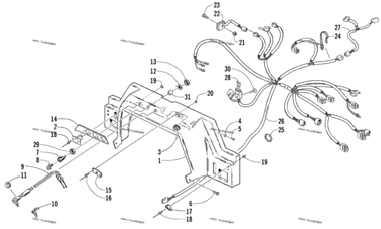 Console, Switches, And Wiring Assemblies