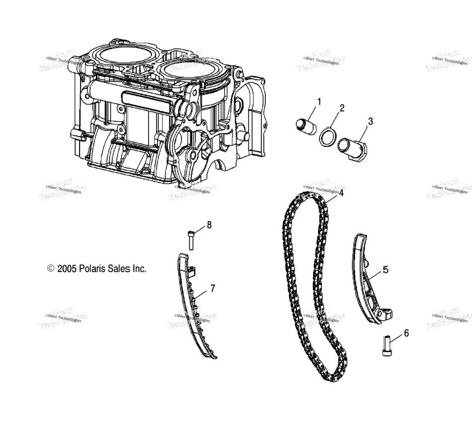 Engine, Cam Chain & Tensioners