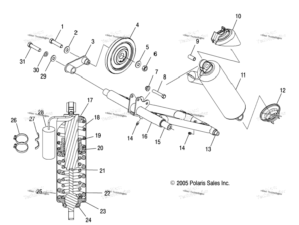 Torque Arm, Rear S07pd7fs/Pd7fe (4997159715C02)