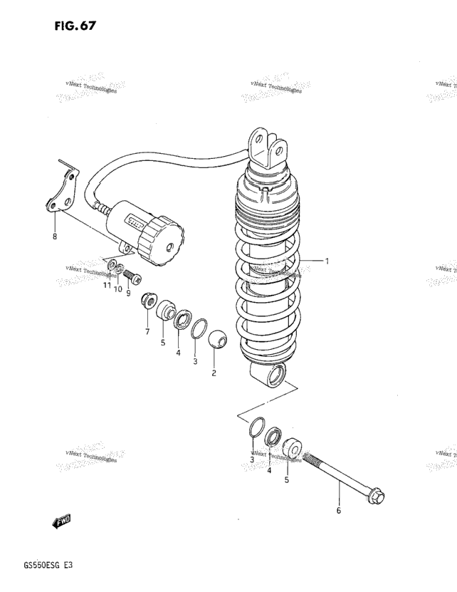 Rear Shock Absorber