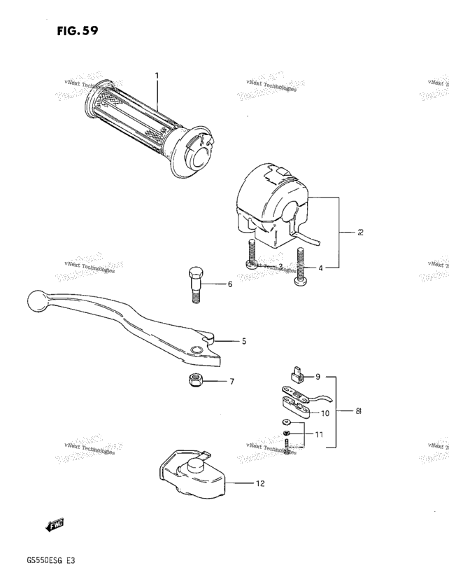 Right Handle Switch