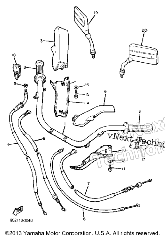 Handlebar Cable
