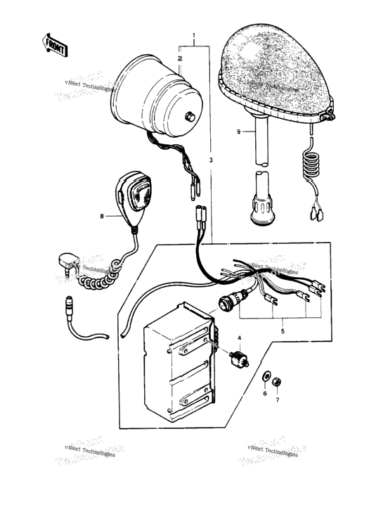 Siren/Pole Lamp (Option)