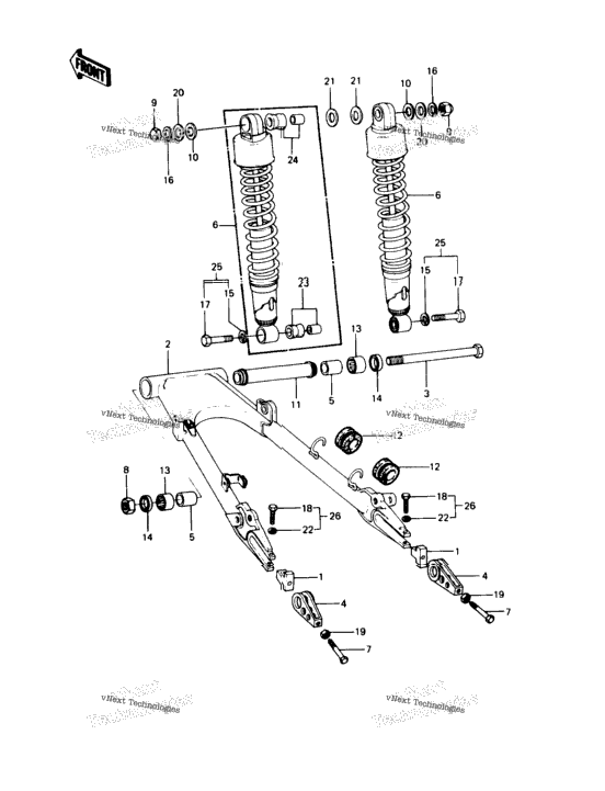 Swing Arm/Shock Absorber