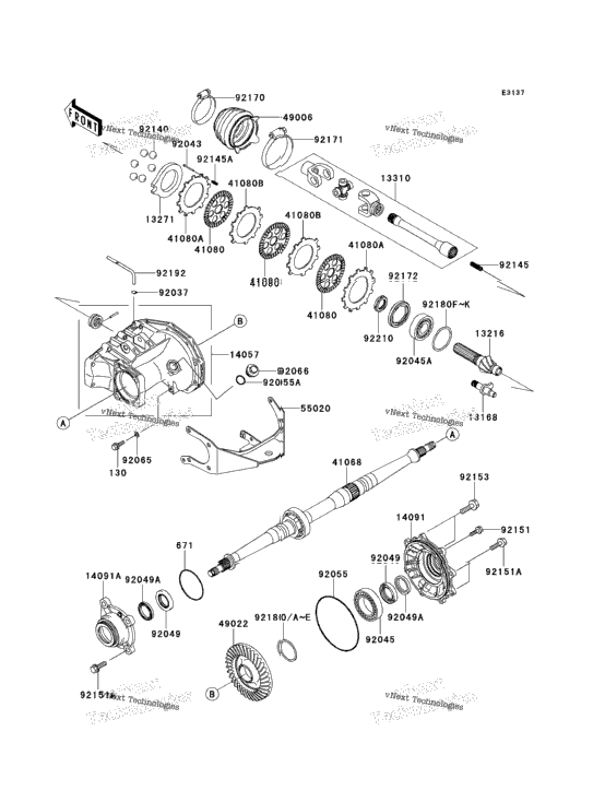 Drive Shaft-Rear