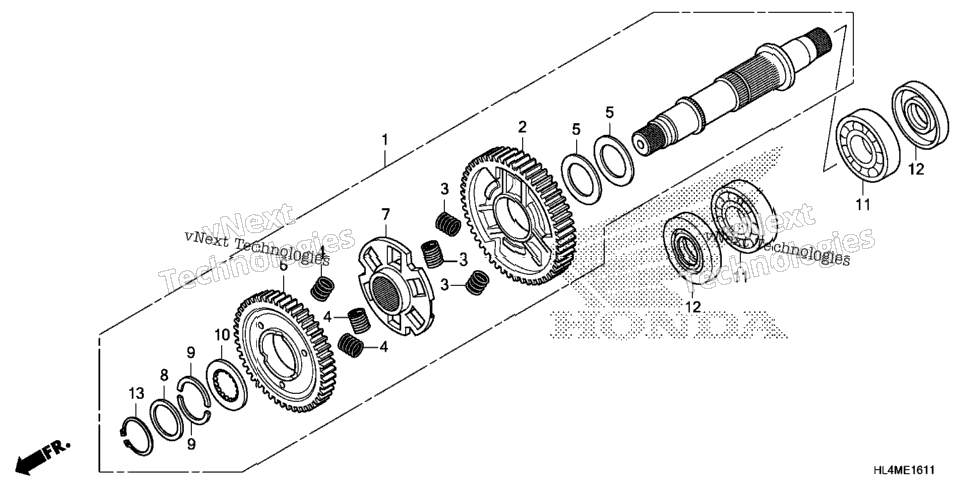 Final Driven Shaft