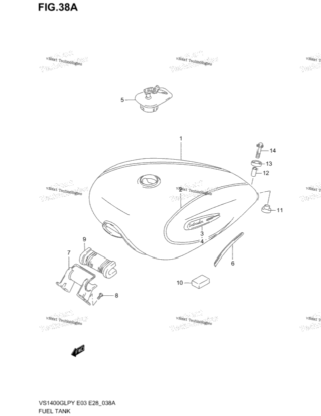 Fuel Tank (Model V/W)
