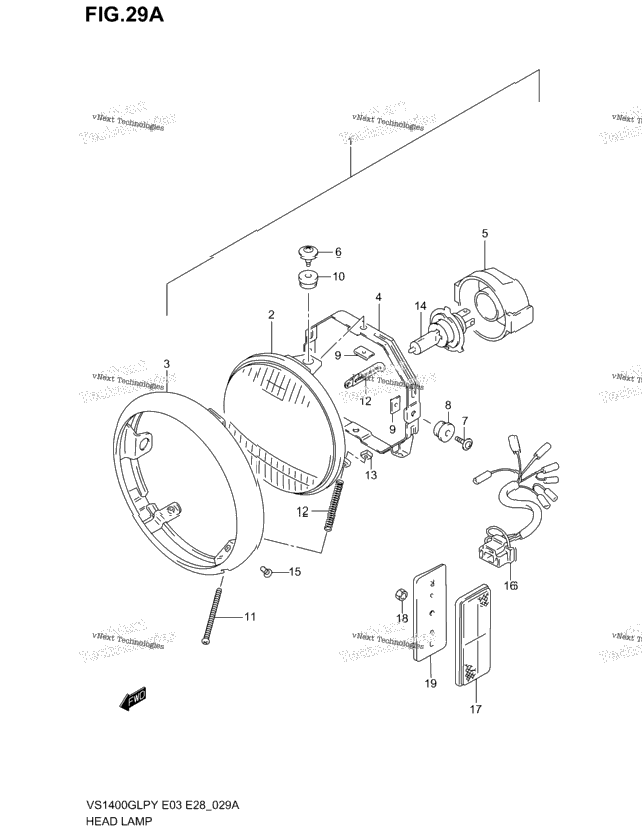 Headlamp (Model K1/K2/K3)