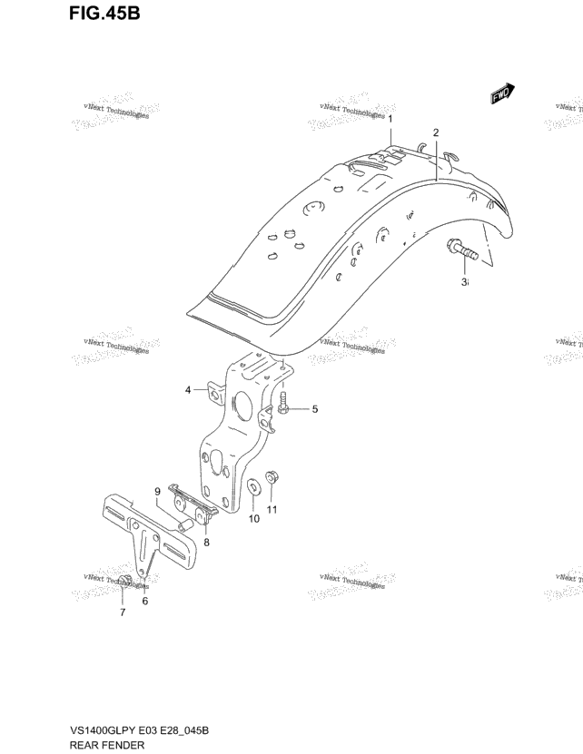 Rear Fender (Model Y/K1/K2/K3)