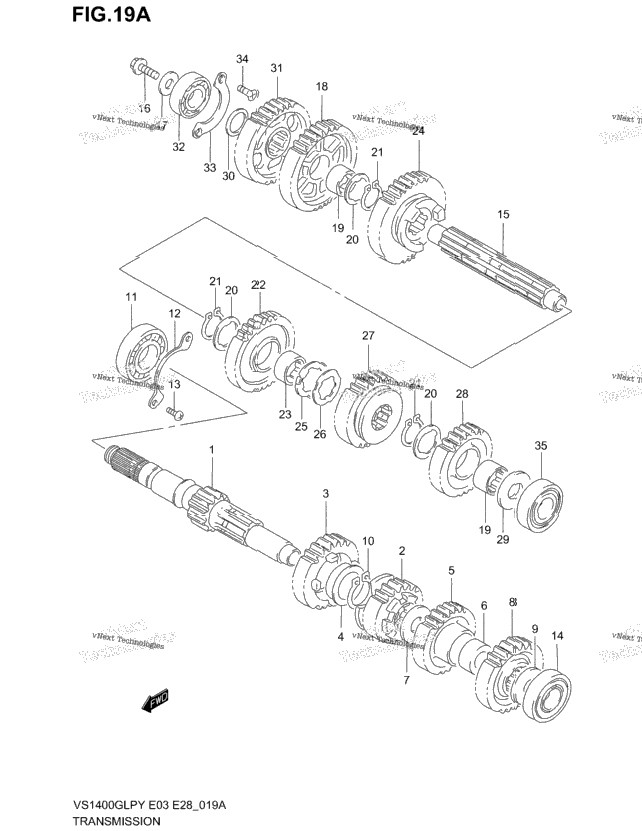 Transmission (Model V/W/X/Y/K1/K2/K3)