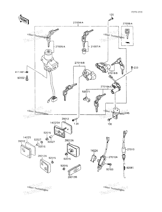 Ignition Switch/Locks/Reflectors