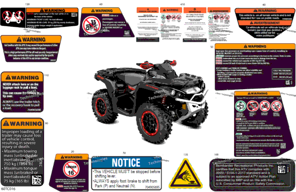Body - Warning Decals