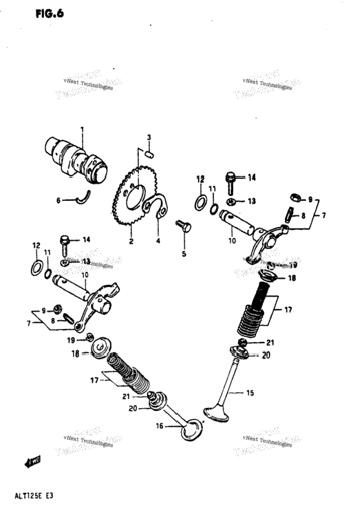 Cam Shaft - Valve