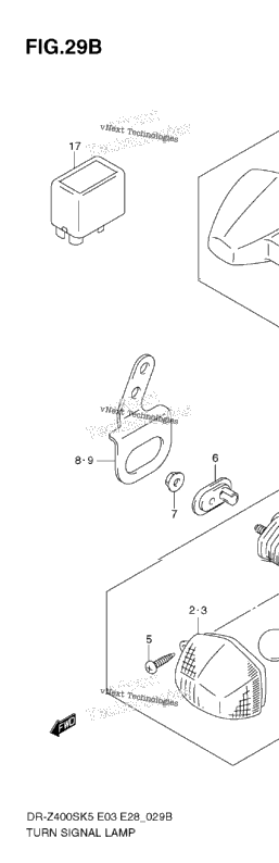Turn Signal Lamp (Model K9)