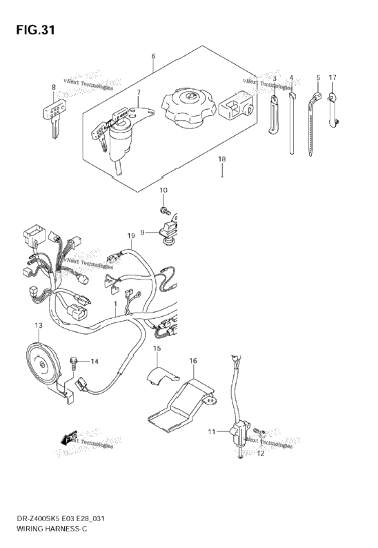 Wiring Harness (Model K5)