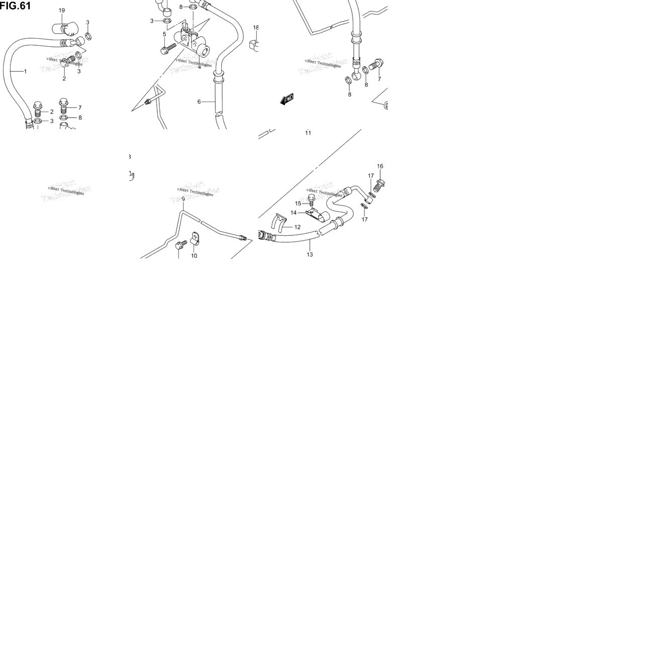 Rear Brake Hose