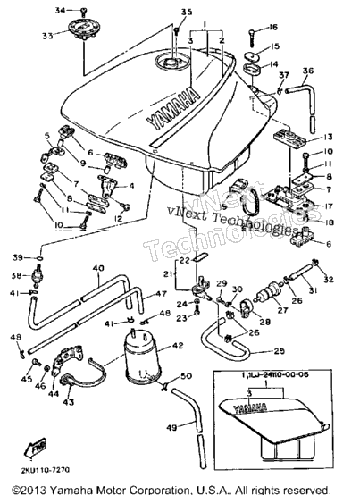 Fuel Tank Fz700tc