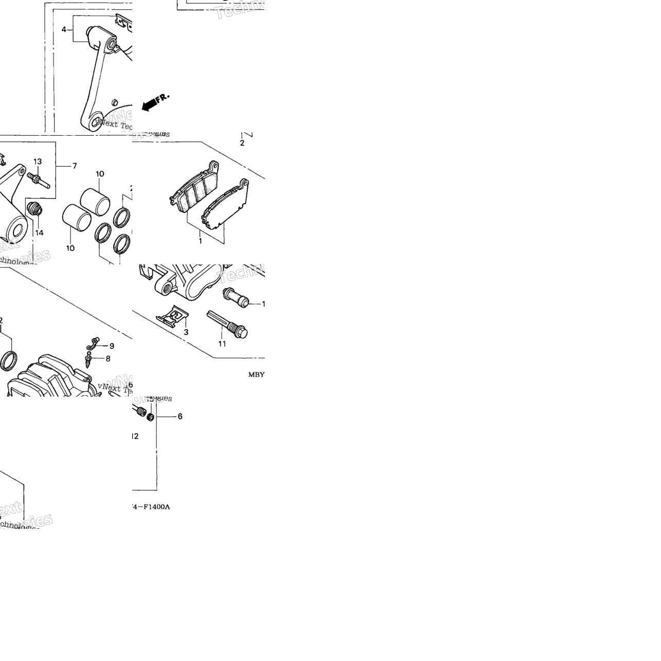 Rear Brake Caliper