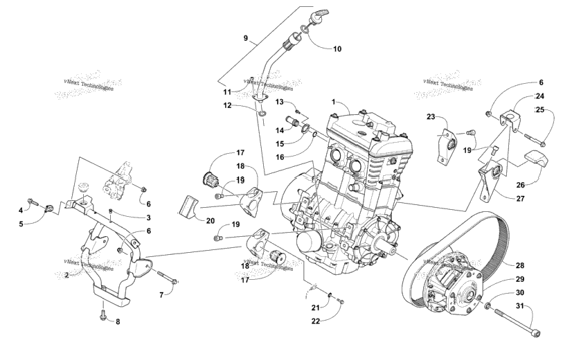 Engine And Related Parts