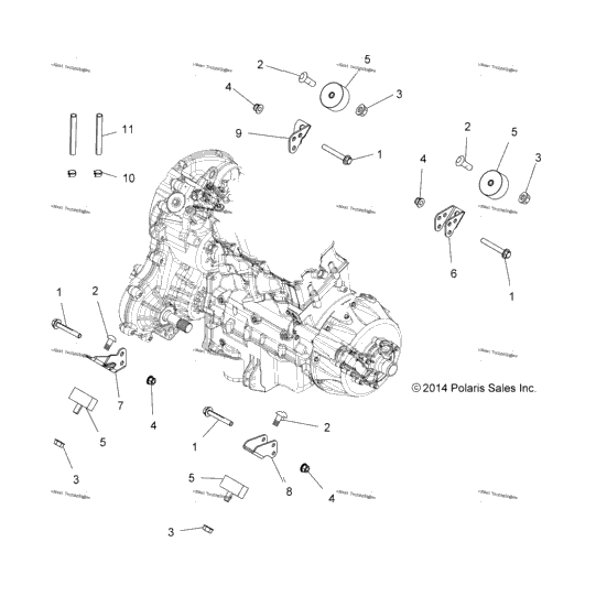 Eengine, Transmission Mounting & Long Block