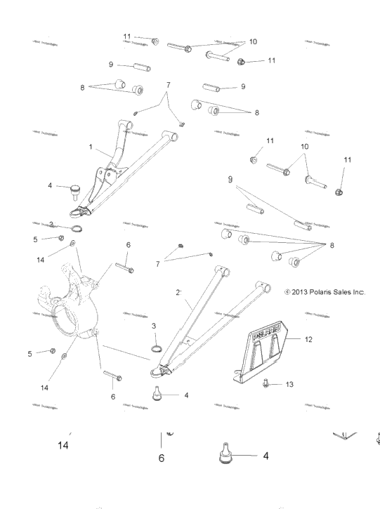 Suspension, Front Aarms