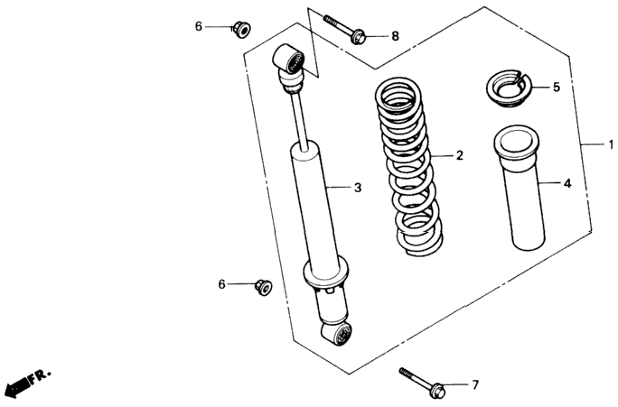 REAR SHOCK ABSORBER