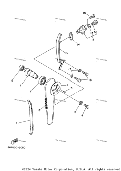 Camshaft. Chain