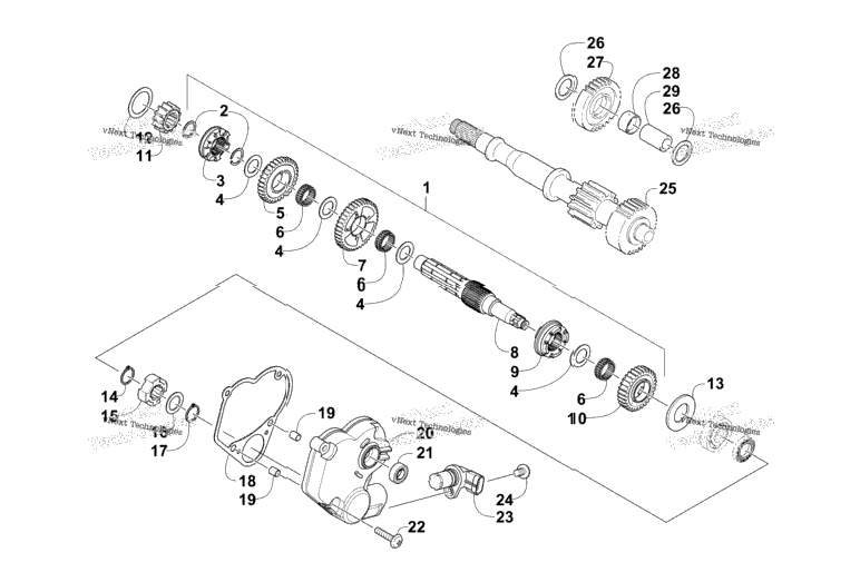 Secondary Transmission Assembly