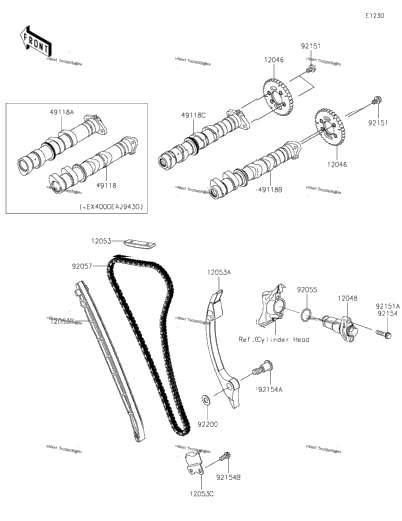 Camshaft(S)/Tensioner