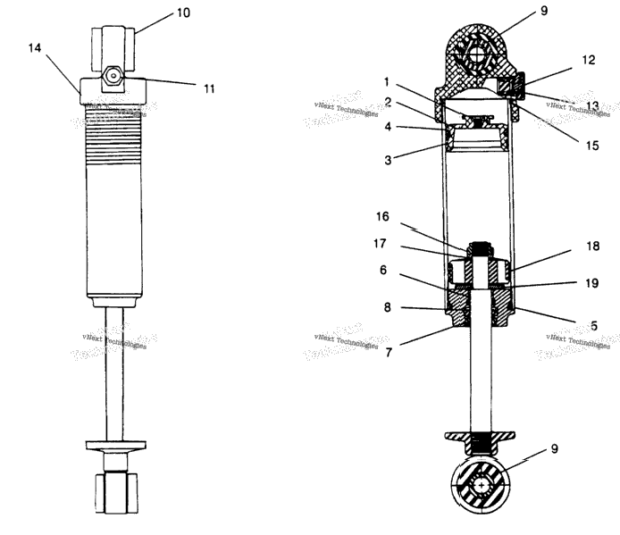 Fox Shock Gas, Middle Storm 0965782, Storm Sks 0965582, Euro Storm E9657