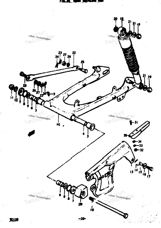 Rear Swinging Arm