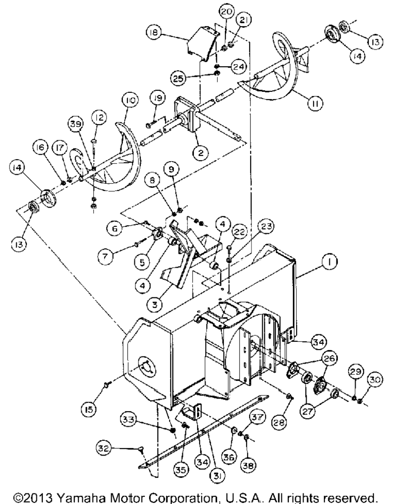 Optional Snowblower Frame