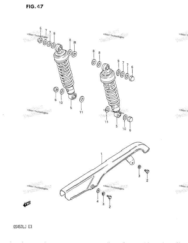 Chain Case - Shock Absorber