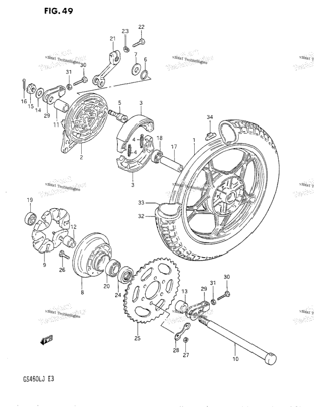 Rear Wheel